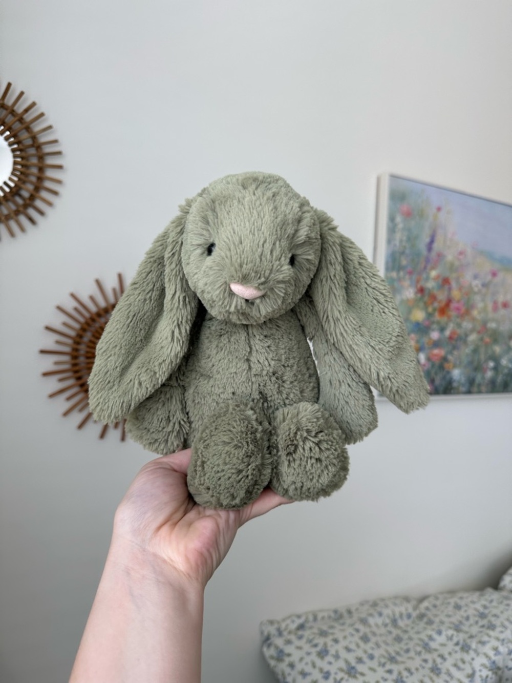 Jellycat Bashful Fern Bunny Stuffed Animal